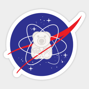Nasa Space Bliss Bears Sticker